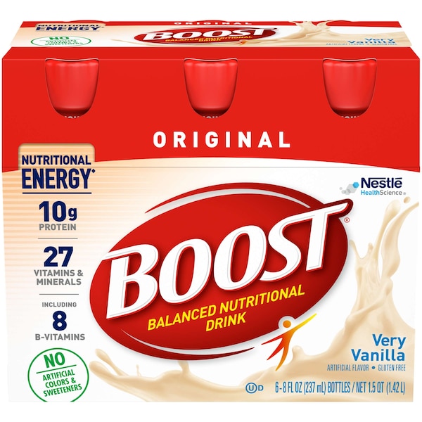 Boost Boost Vanilla Ready To Drink Nutritional Beverage 8 fl. oz., PK24 - 00041679674369
