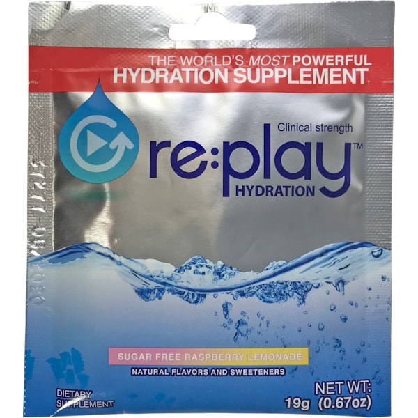 Hydration Health Products Re:play Hydration Powder, Raspberry Lemonade, PK500 - 31159