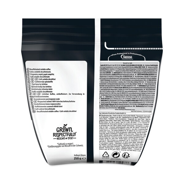 Nescafe Ristretto Decaffeinated Blend Coffee, 8.8 oz Bag, PK4 - 12333388