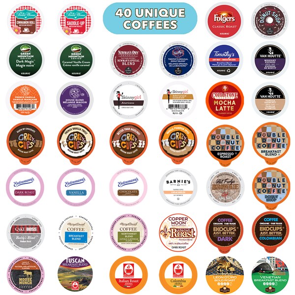 Cvp Custom Variety Pack Flavored Coffee VP - 40 ct - WM-CVP-FLAVOR-40