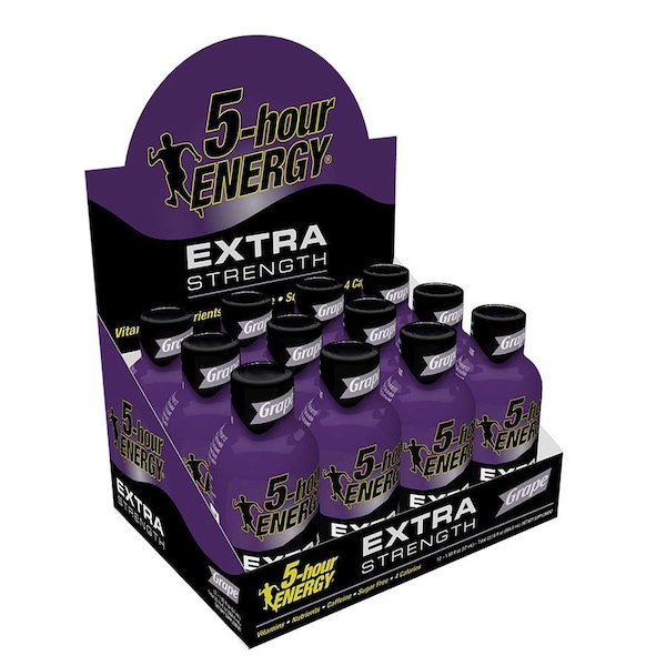 5 Hour Energy 5-Hour Energy Extra Strength Grape Energy Shot 1.93 oz., PK216 - 728127
