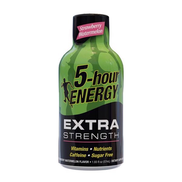 5 Hour Energy 5-hour Energy Extra Strength Sugar Free Strawberry Watermelon Energy Shot 1.93 oz - 748125