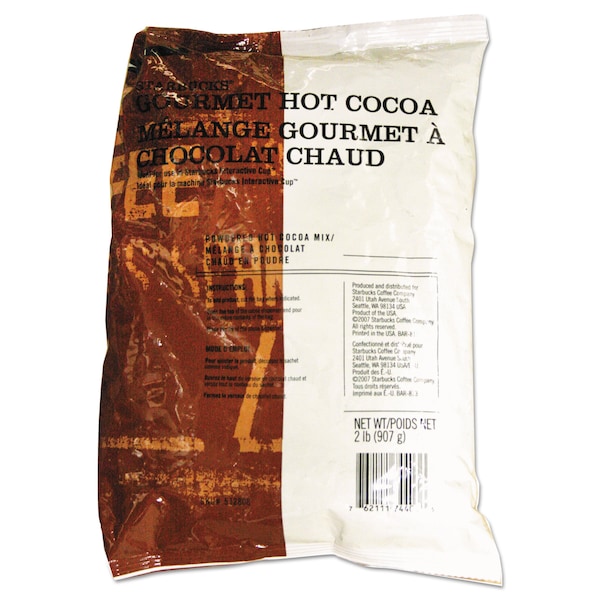Starbucks Gourmet Hot Cocoa, 2 lb Bag, 6PK - 12420762