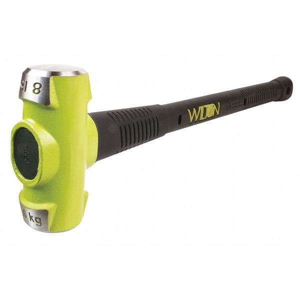 Wilton Sledge Hammer, 8 lb., 32 In, Rubber/Steel - 20830