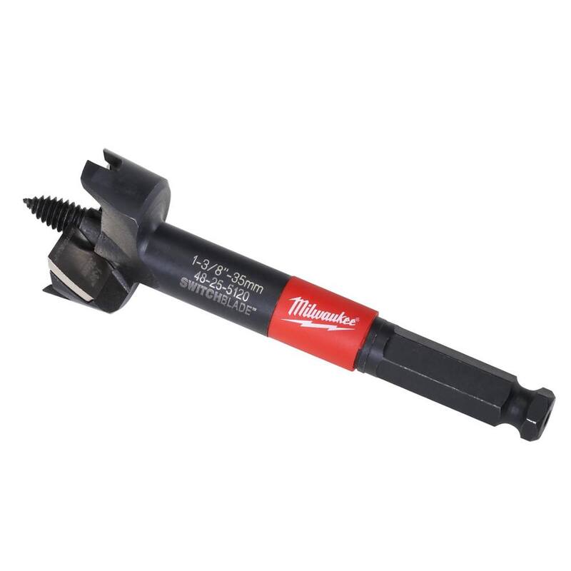 Broca de alimentación automática Switchblade de 1-3/8 pulgadas de Milwaukee - 48-25-5120