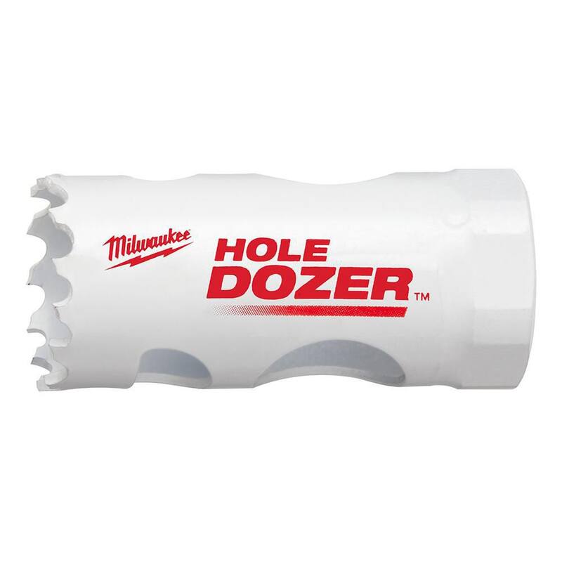 Broca de perforación de agujero bimetálica Hole Dozer de 1 pulgada de Milwaukee - 49-56-9609.