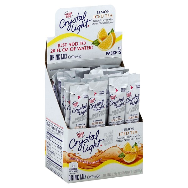 Crystal Light Crystal Light On The Go Iced Tea Beverage Mix, PK120 - 10043000007577