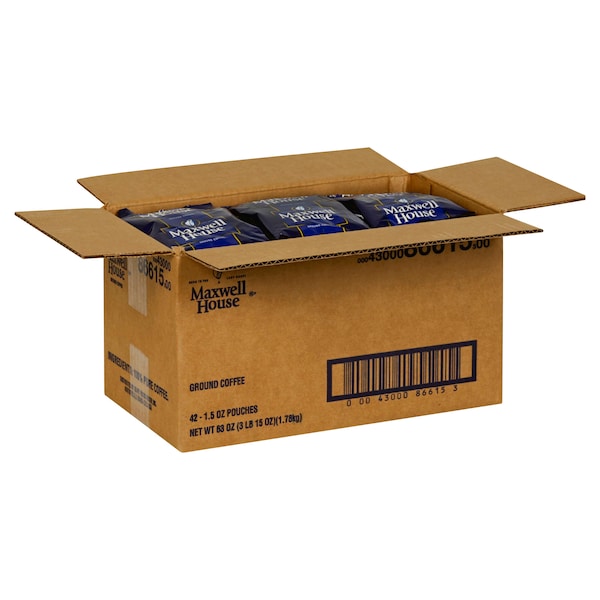 Maxwell House Maxwell House Ground Coffee 1.5 oz., PK42 - 00043000866153