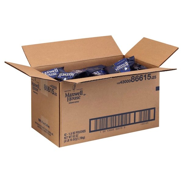 Maxwell House Maxwell House Ground Coffee 1.5 oz., PK42 - 00043000866153