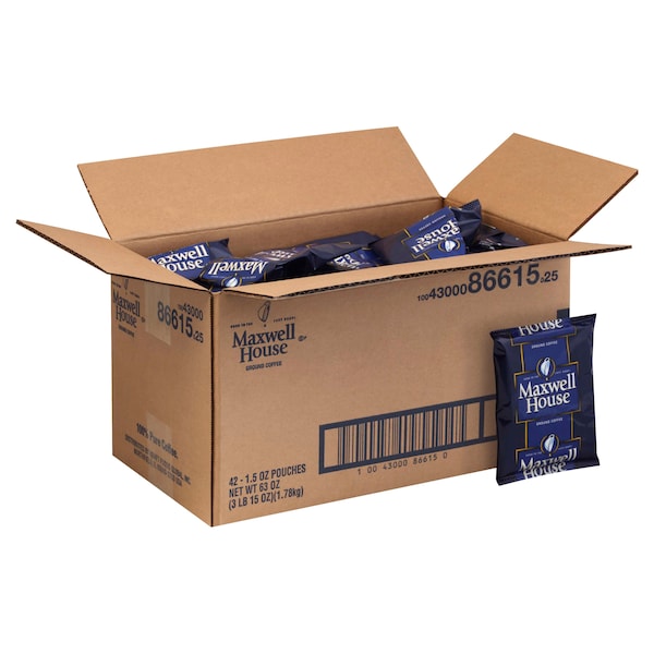 Maxwell House Maxwell House Ground Coffee 1.5 oz., PK42 - 00043000866153