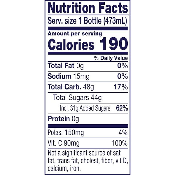 Welchs Welch's Grape Cocktail PET Bottle Juice 16 fl. oz. Bottle, PK12 - WPD30196
