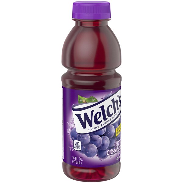 Welchs Welch's Grape Cocktail PET Bottle Juice 16 fl. oz. Bottle, PK12 - WPD30196