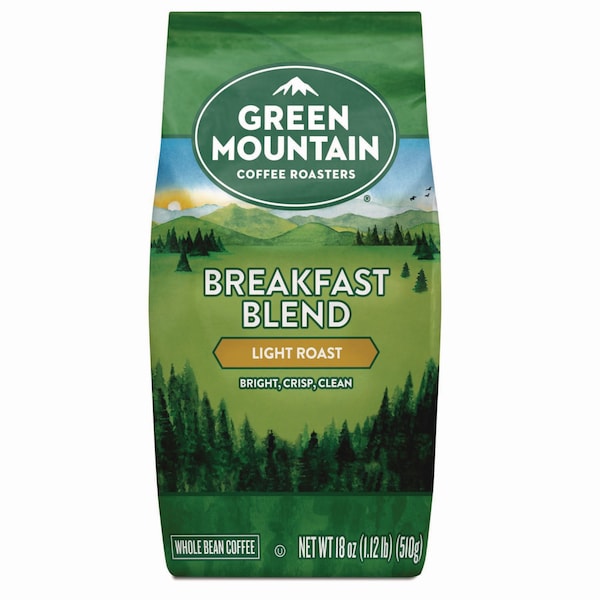 Green Mountain Coffee Breakfast Blend Whole Bean Coffee, 18 oz Bag - 5000202451