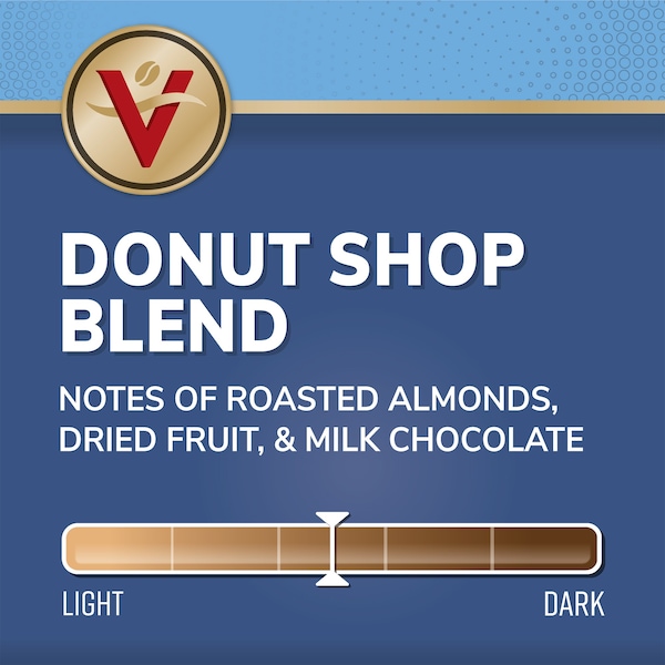 Victor Allen Victor Allen's Coffee Donut Shop Blend, Medium Roast, 80 Count, Single Serve Coffee Pods for Keurig K-Cup Brewers - FG014606RV