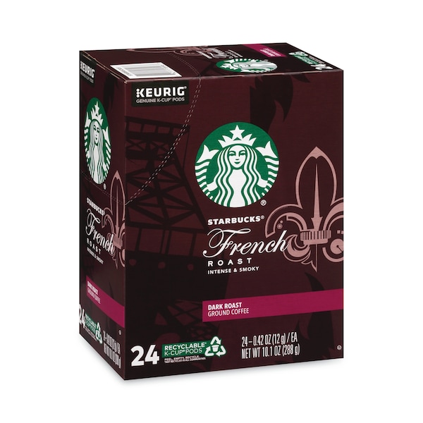 Starbucks French Roast K-Cups, PK24 - 12434813