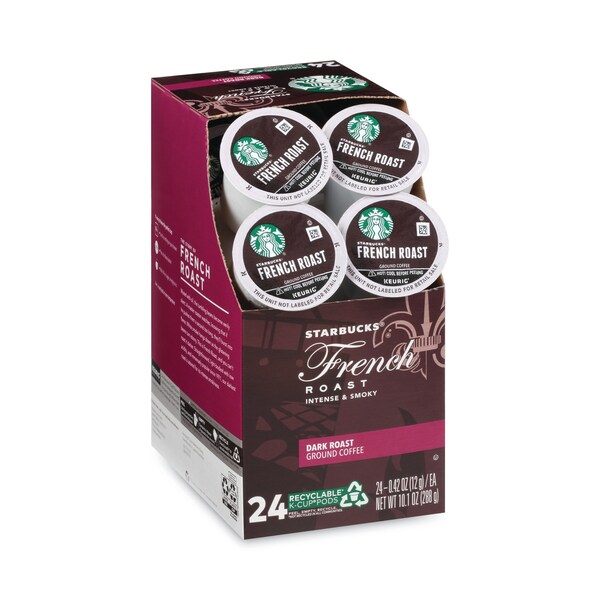 Starbucks French Roast K-Cups, PK24 - 12434813