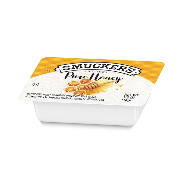 Smuckers Food, Honey Packets, 1/2 oz., PK200, Honey, Pack, 0.5 oz, 200 PK - 5150000763