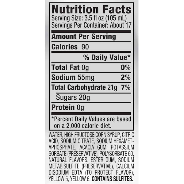 Mr & Mrs Ts 1.75L MMT Sweet&Sour PET Crv Ro, PK6 - 10002946