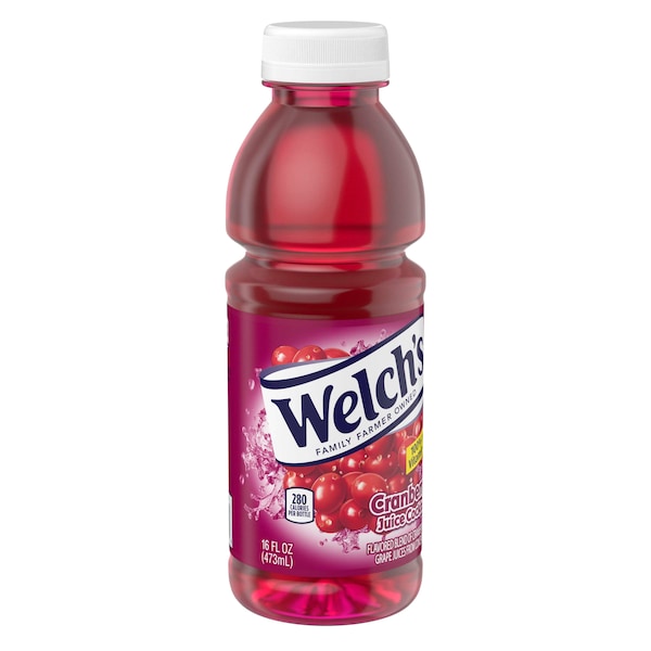 Welchs Welch's Cranberry Cocktail PET Bottle Juice 16 fl. oz. Bottle, PK12 - WPD30195