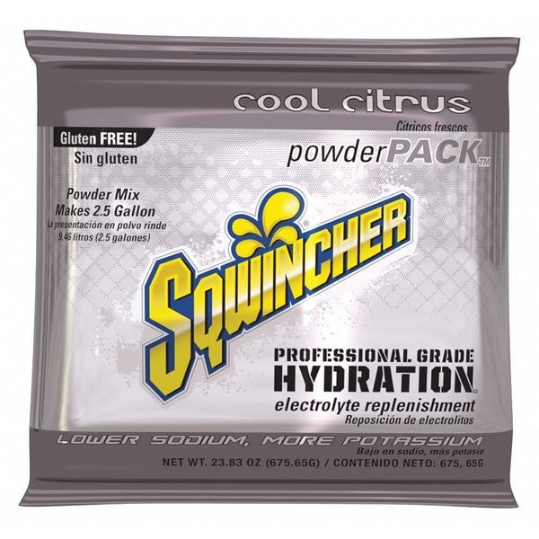 Sqwincher Sports Drink Mix Powder 23.83 oz., Cool Citrus - 159016050