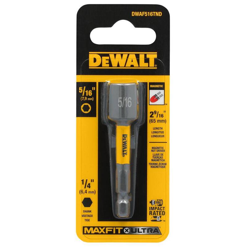 DEWALT MAXFIT ULTRA 5/16 pulgadas. Broca para destornillador de tuerca de acero - DWAF516TND
