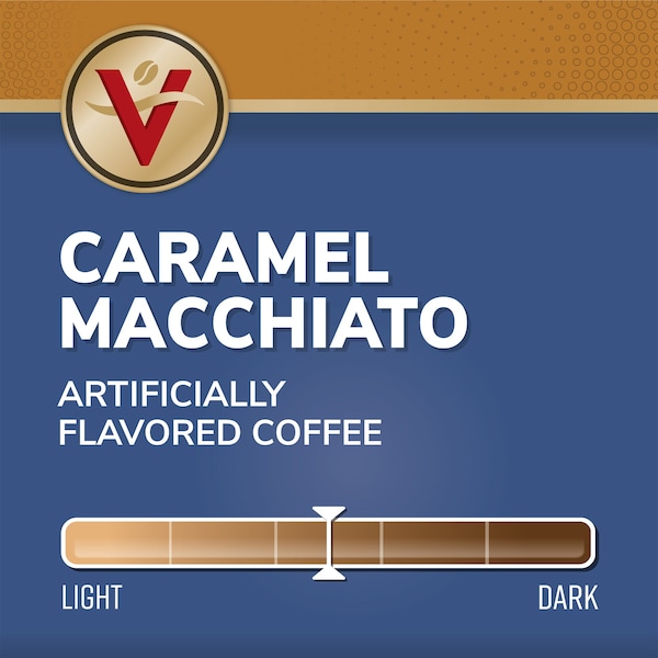 Victor Allen Victor Allen's Coffee Caramel Macchiato Flavored, Medium Roast, 80 Count, Single Serve Coffee Pods for Keurig K-Cup Brewers - FG014619RV