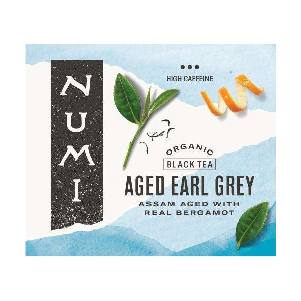 Numi Organic Tea Aged Earl Grey Black Tea, PK100 - 30170