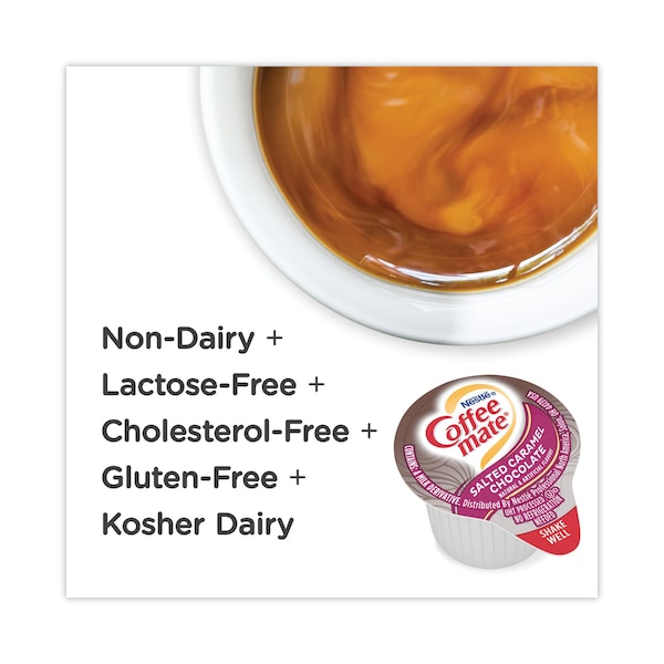 Coffee Mate Liquid Coffee Creamer, Caramel Cho, PK50 - NES STCRMCRMR