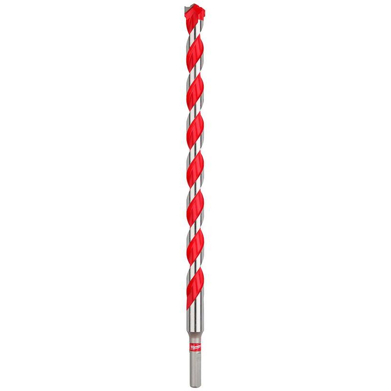 Broca de martillo de carburo de Milwaukee de 5/8 pulgadas x 10 pulgadas x 12 pulgadas - 48-20-9041