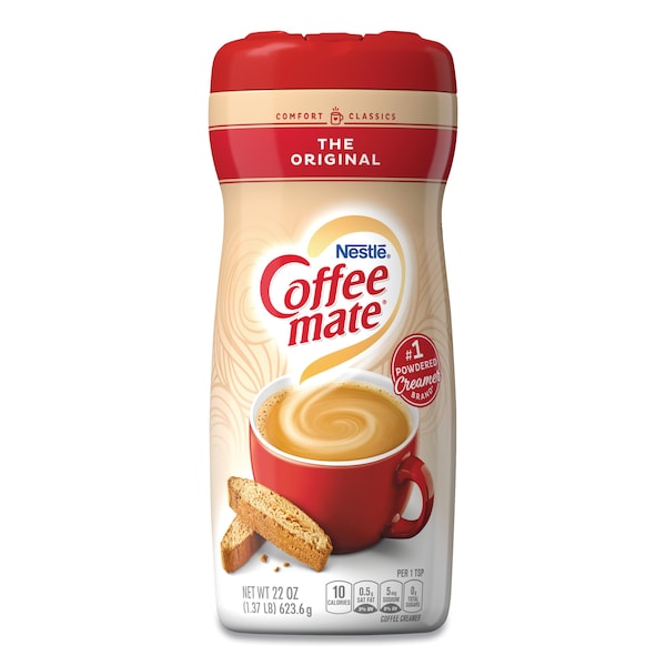 Coffee Mate Original Powdered Creamer, 22 oz Canister - 10050000302123