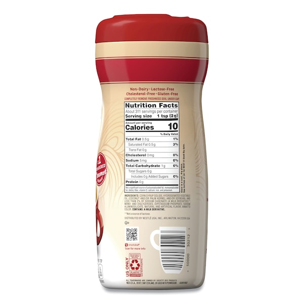 Coffee Mate Original Powdered Creamer, 22 oz Canister - 10050000302123