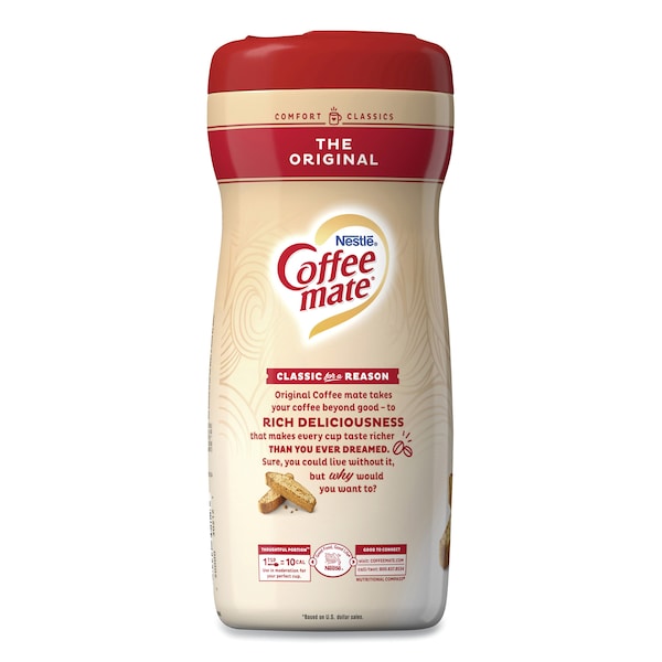 Coffee Mate Original Powdered Creamer, 22 oz Canister - 10050000302123