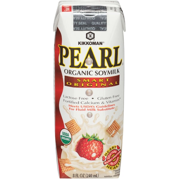 Kikkoman Kikkoman Pearl Organic Smart Original Soymilk 8 oz., PK24 - 06183