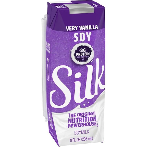 Silk Silk Aseptic Soy Very Vanilla 8 fl. oz., PK18 - 136466