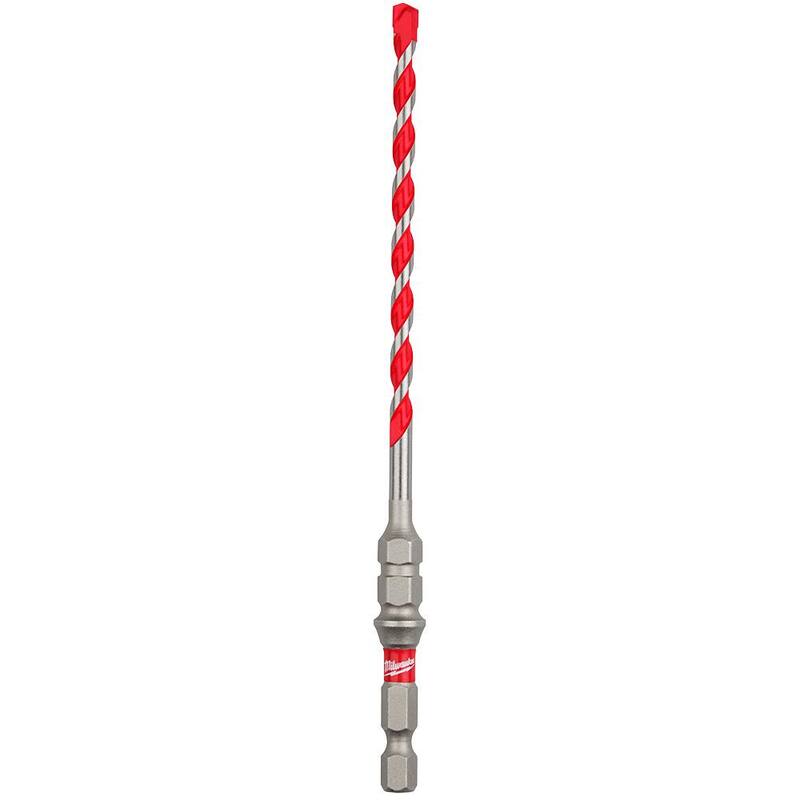 Broca de carburo SHOCKWAVE para martillo Milwaukee de 3/16 pulg. x 6 pulg. - 48-20-9096