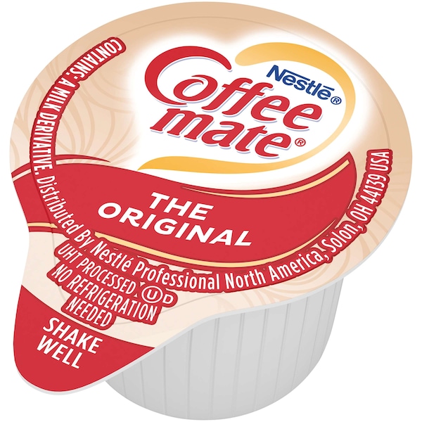 Coffee Mate The Original Single Serve Liquid Creamer .375 oz. Per Cup, PK360 - 10050000350107
