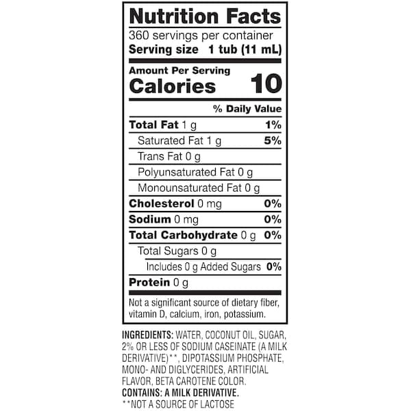 Coffee Mate The Original Single Serve Liquid Creamer .375 oz. Per Cup, PK360 - 10050000350107