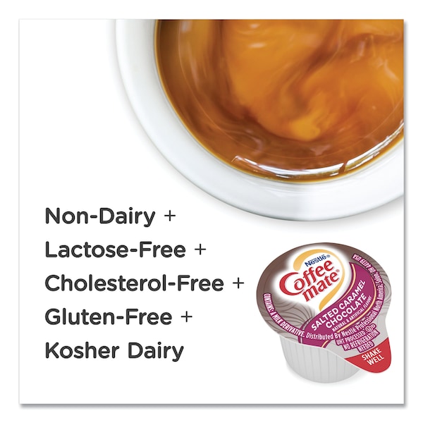 Coffee Mate Liquid Coffee Creamer, Italian Sweet Creme, 0.38 oz Mini Cups, PK50 - 5000084652