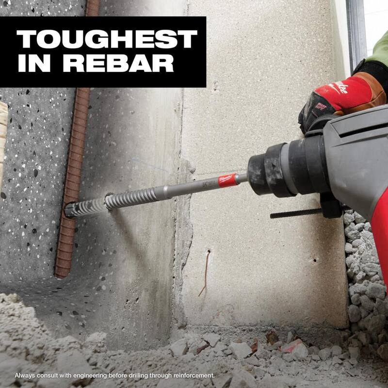 Milwaukee cortador de varilla SDS-Plus de 5/8 pulgadas x 12 pulgadas - 48-20-6797