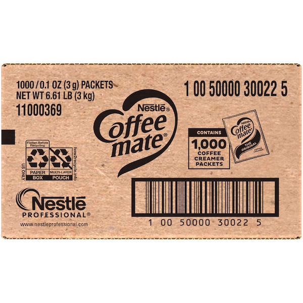 Coffee Mate Coffee-Mate The Original Single Serve Powder Creamer .1 oz., PK1000 - 10050000300225