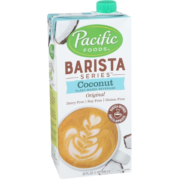 Pacific Foods Barista Series Original Coconut Milk 32 fl. oz. Carton, PK12 - 04313