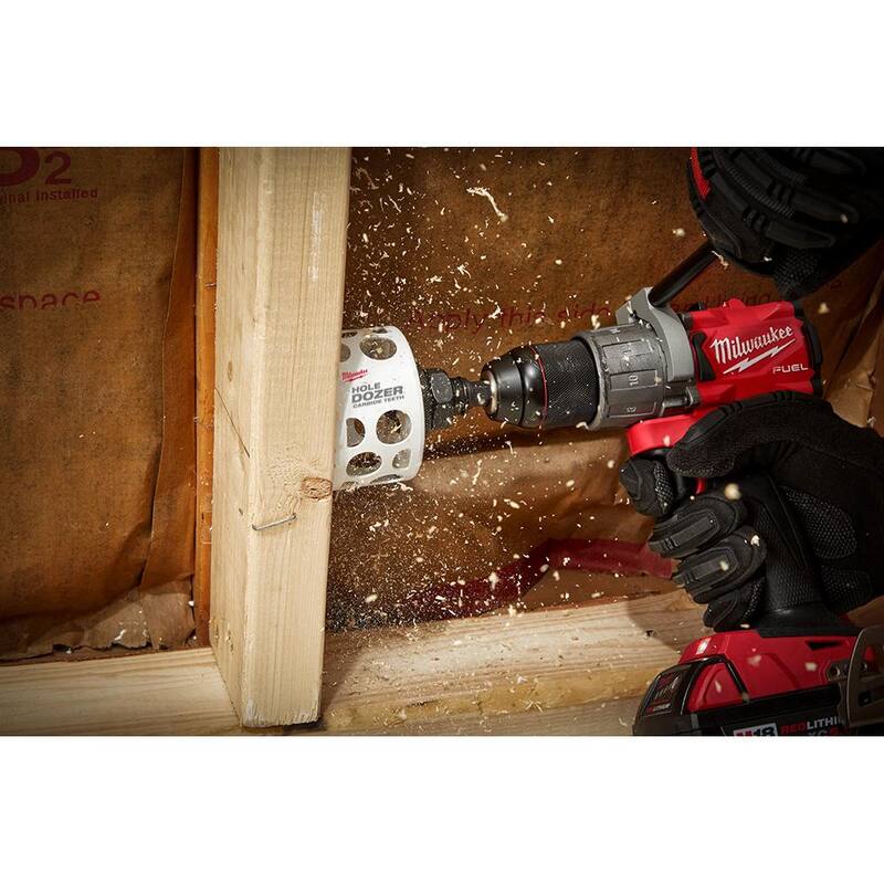 Broca de carburo para sierra perforadora Hole Dozer de 4 pulgadas de Milwaukee - 49-56-0742