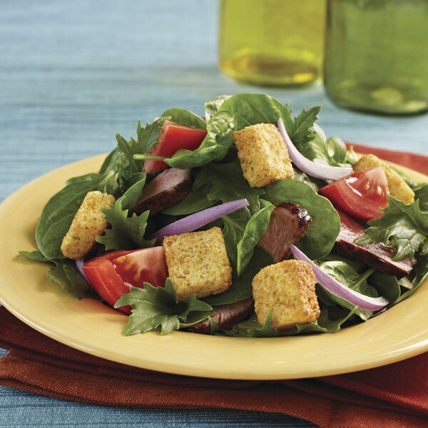 Fresh Gourmet Whole Grain Country Cut Cheese & Garlic Crouton 2.5lbs, PK4 - 74581