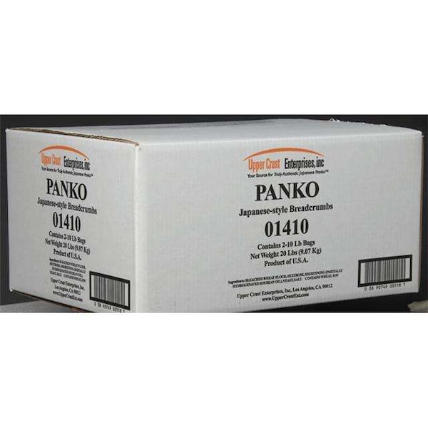 Upper Crust Enterprises Panko Large Grind Authentic Japanese Bread Crumbs 10lbs, PK2 - 01410