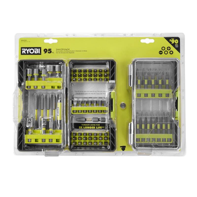 RYOBI Conjunto de Impacto para Conducir (95 piezas) - A969501