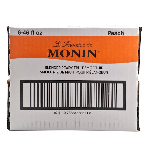 Monin Monin Peach Smoothie 46 oz. Bottle, PK6 - M-EG036B