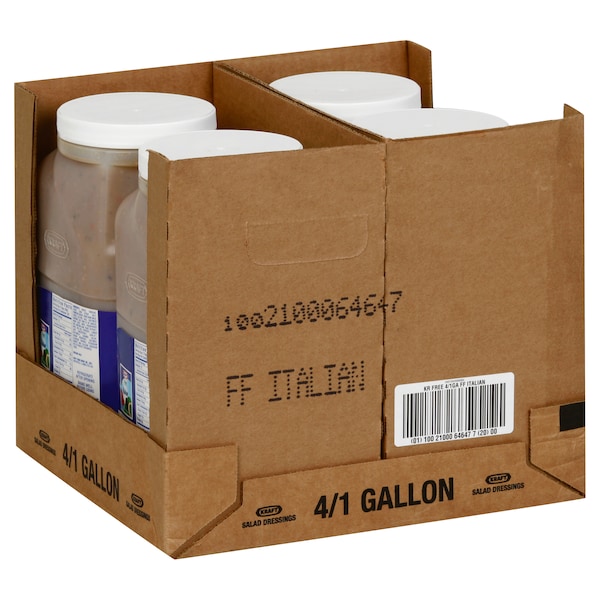 Kraft Kraft Free Italian Dressing 1 gal. Container, PK4 - 10021000646477