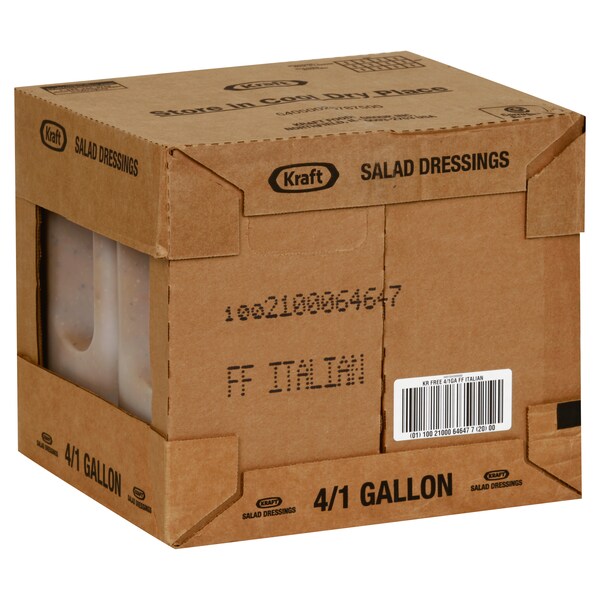 Kraft Kraft Free Italian Dressing 1 gal. Container, PK4 - 10021000646477