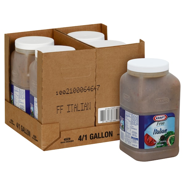 Kraft Kraft Free Italian Dressing 1 gal. Container, PK4 - 10021000646477