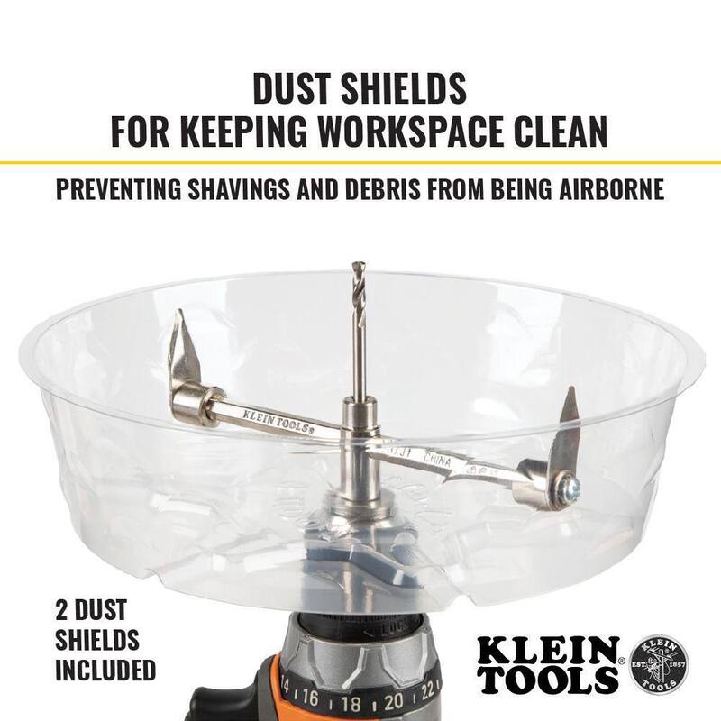 Herramienta Klein de 2 a 7 pulgadas, cortador de sierra perforadora ajustable - 53731